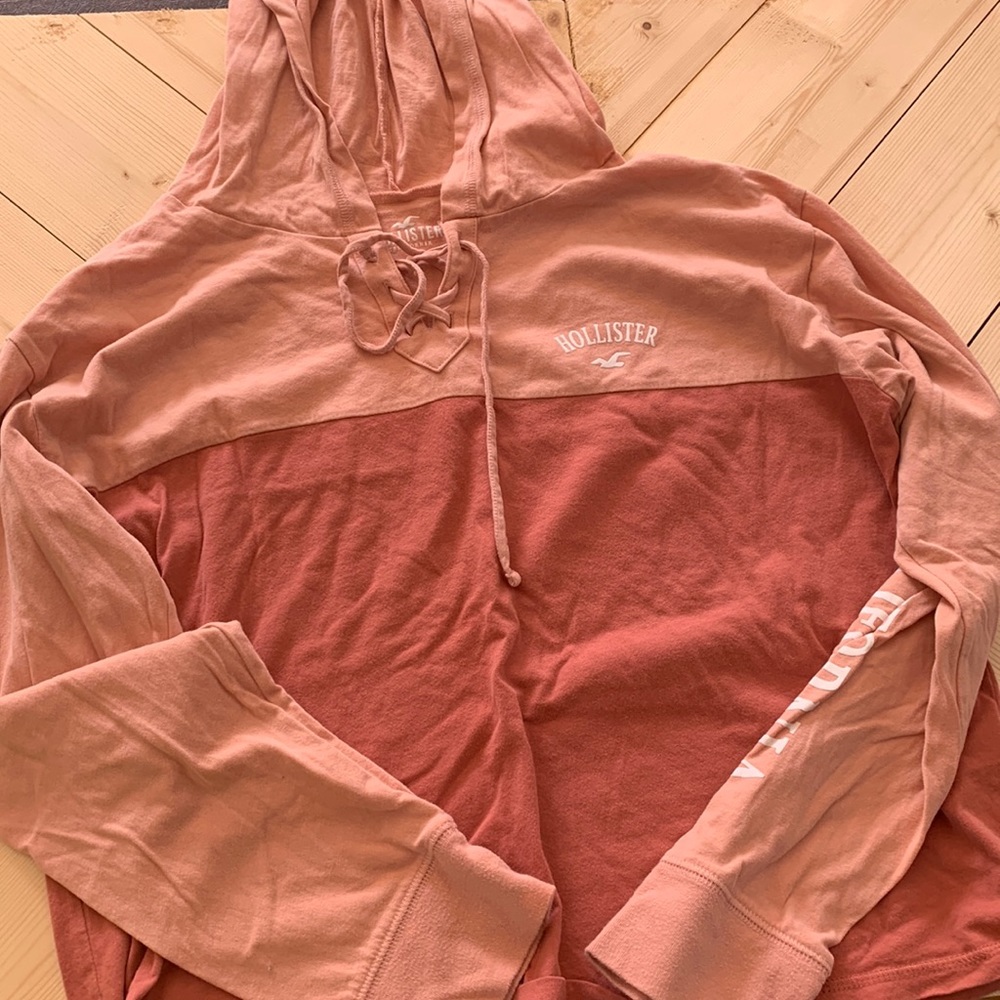 Hollister Cropped Lightweight Hoodie